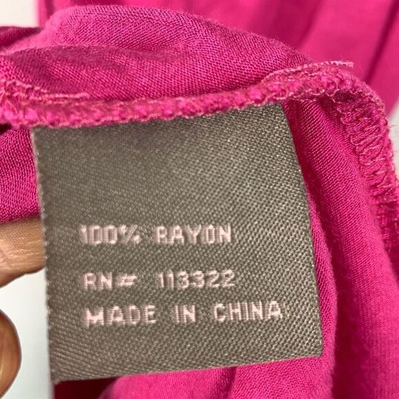 Ocean Blue Women's Spaghetti Strap Tank Top Swim Cover Up Pink Size large - Picture 5 of 6